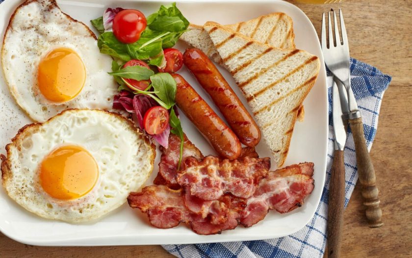 bacon breakfast eggs food Favim.com 4717184
